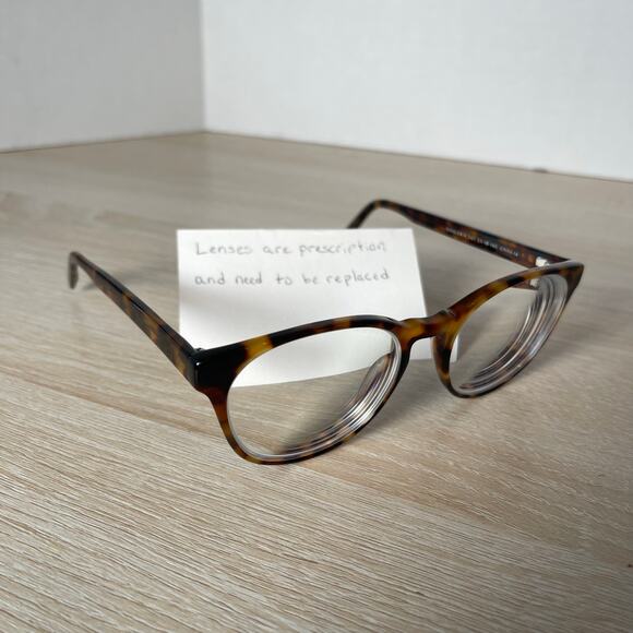 Warby Parker Whalen M 247 Eyeglasses Frames Only Tortoise Shell 51-18-145 - Picture 1 of 8